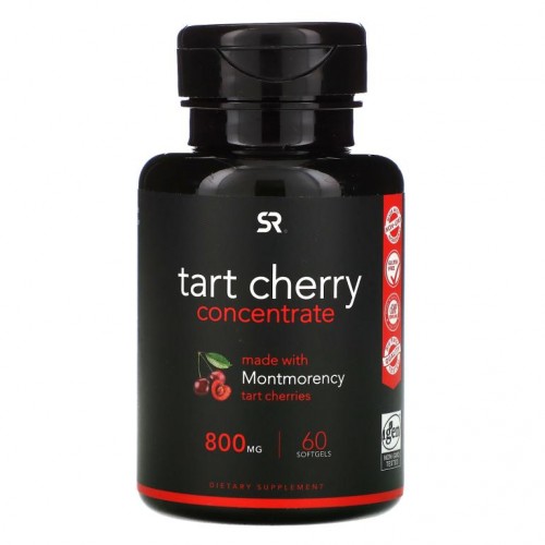 Sports Research, 타트체리 농축물, 800mg, 소프트젤 60정