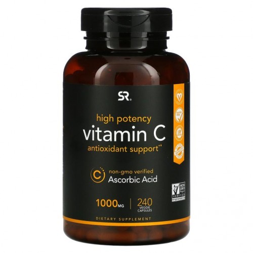 Sports Research, 비타민C, 1,000mg, 베지 캡슐 240정