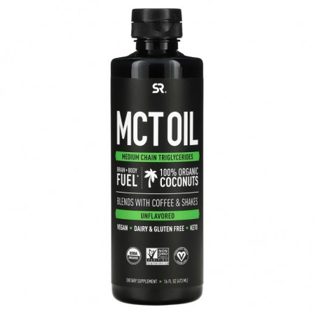 Sports Research, MCT 오일, 무 맛, 16 oz (473 ml)