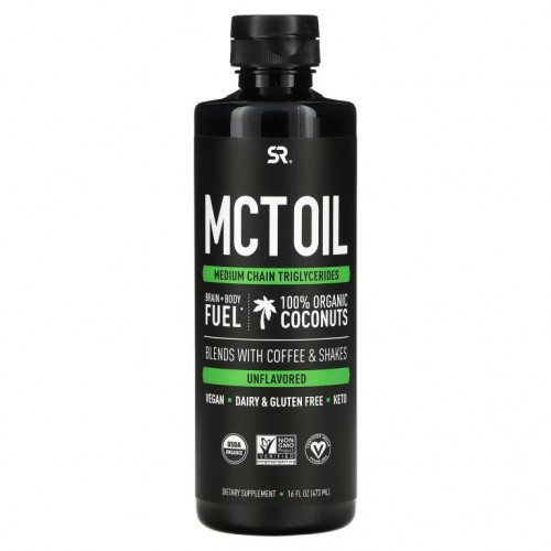 Sports Research, MCT 오일, 무 맛, 16 oz (473 ml)