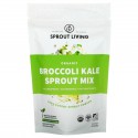 Sprout Living, 유기농 브로콜리 케일 새싹 믹스, 113g(4oz)