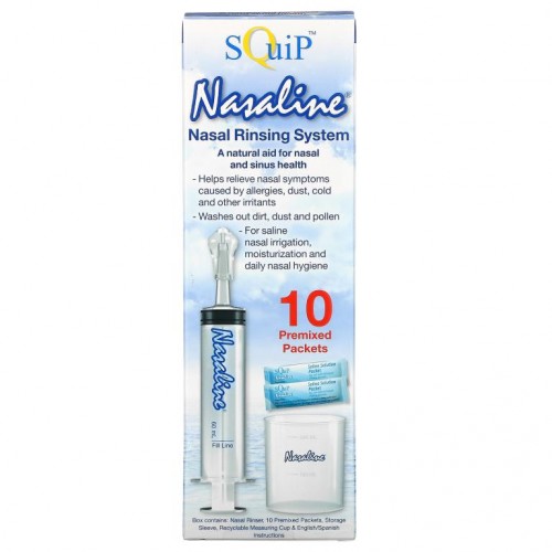Squip, Nasaline, 비강 세척 시스템, 1키트
