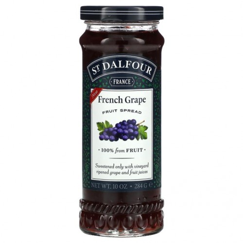 St. Dalfour, Fruit Spread, French Grape, 10 oz (284 g)