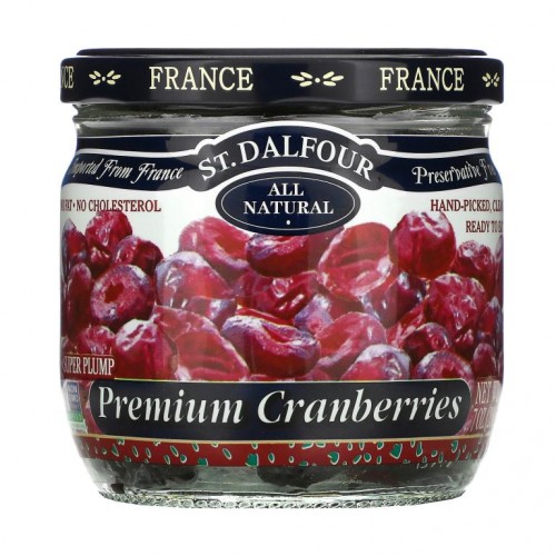St. Dalfour, Super Plump 프리미엄 크랜베리, 200g(7oz)