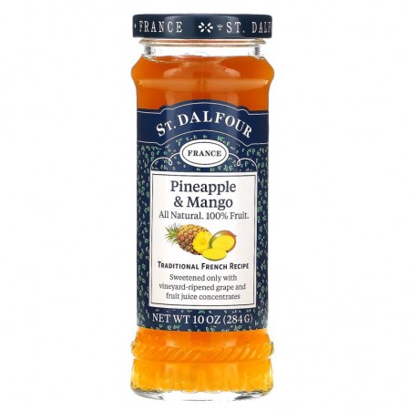 St. Dalfour, 디럭스 파인애플 & 망고 스프레드, 284g(10oz)