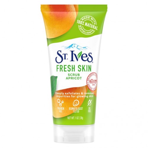 St. Ives, 프레시 스킨, 살구 함유 스크럽, 28g(1oz)