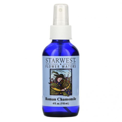 Starwest Botanicals, 플라워 워터, 로마 카모마일, 4 fl oz (118 ml)