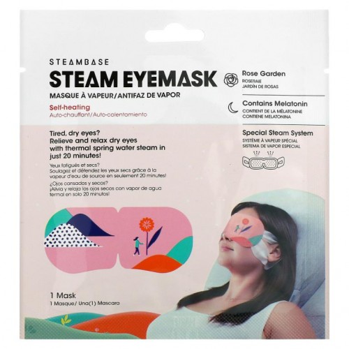 Steambase, 스팀 아이 마스크, 로즈 가든, 마스크 1개