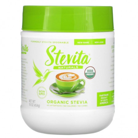 Stevita, Naturals, 유기농 스테비아, 454g(16oz)