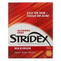 Stridex, Single-Step Acne Control, 맥시멈, 알코올 무함유, 소프트 터치 패드 90매