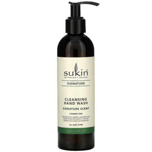 Sukin, 클렌징 핸드 워시, 시그니처 향, 250ml(8.46fl oz)