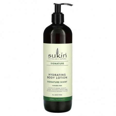 Sukin, 하이드레이팅 바디 로션, 오리지널 향, 500ml(16.9fl oz)