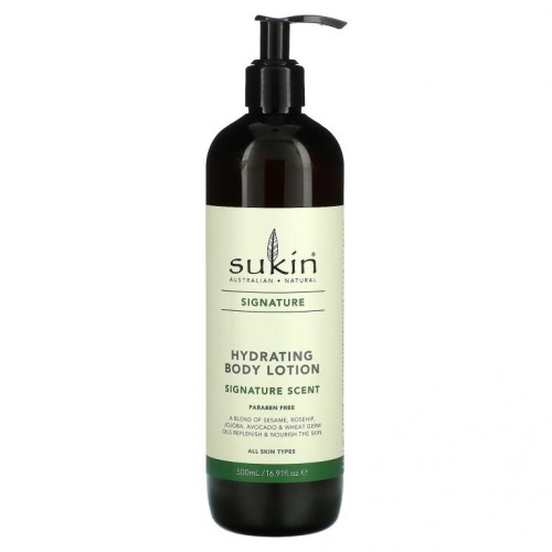 Sukin, 하이드레이팅 바디 로션, 오리지널 향, 500ml(16.9fl oz)