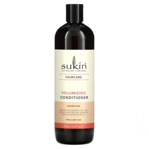 Sukin, 볼류마이징 컨디셔너, 가늘고 처진 모발, 500ml(16.9fl oz)