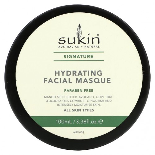 Sukin, 수분 공급 마스크, 100ml(3.38fl oz)