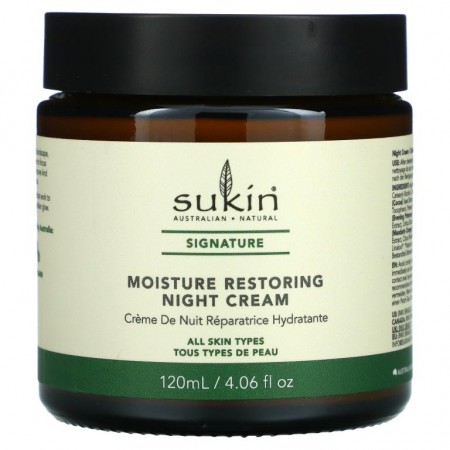 Sukin, 수분 회복 나이트 크림, 120ml(4.06fl oz)