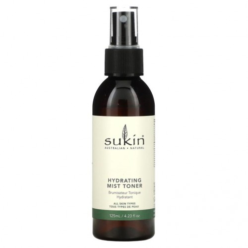 Sukin, 하이드레이팅 미스트 토너, 125ml(4.23fl oz)
