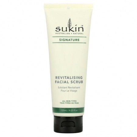 Sukin, 리바이탈라이징 페이셜 스크럽, 125ml(4.23fl oz)