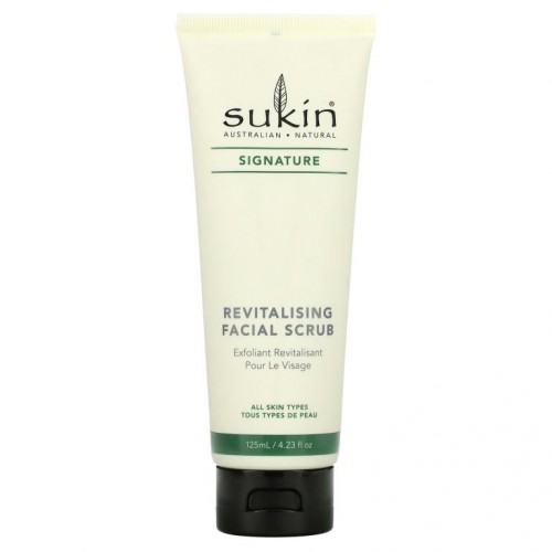 Sukin, 리바이탈라이징 페이셜 스크럽, 125ml(4.23fl oz)