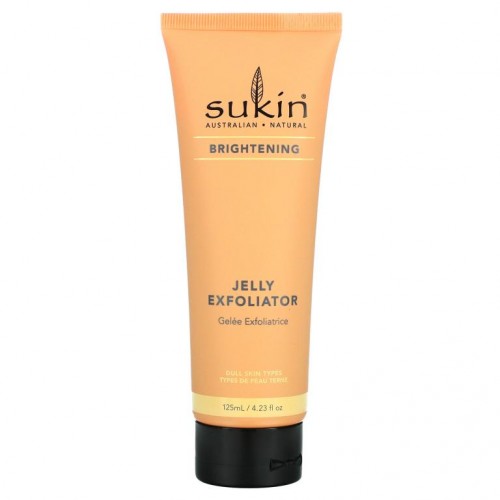 Sukin, Jelly Exfoliator, Brightening, 4.23 fl oz (125 ml)