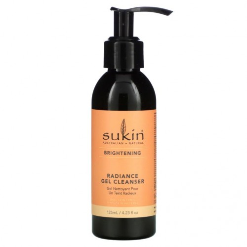 Sukin, Radiance Gel Cleanser, Brightening, 4.23 fl oz (125 ml)