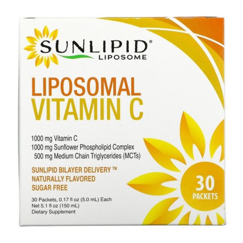 SunLipid, 리포소말 비타민C, 천연 향미료, 30개입, 각 5.0ml (0.17oz)
