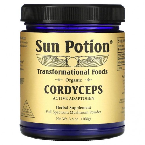 Sun Potion, 동충하초 가루, 유기농, 100g(3.5oz)
