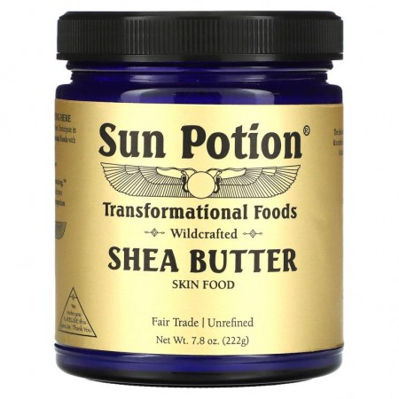 Sun Potion, 시어 버터, 자연 재배, 222g(7.8oz)