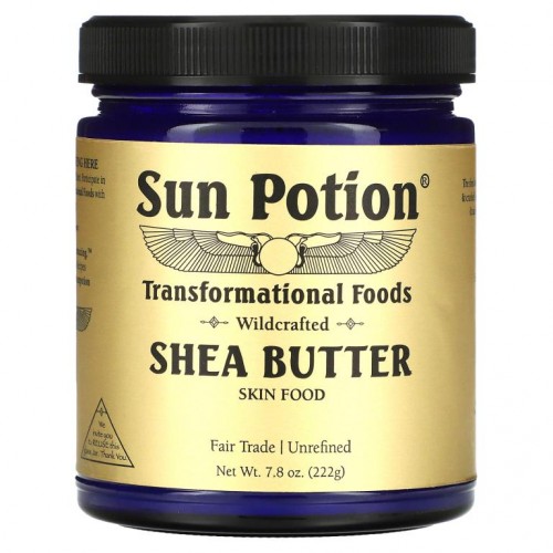 Sun Potion, 시어 버터, 자연 재배, 222g(7.8oz)
