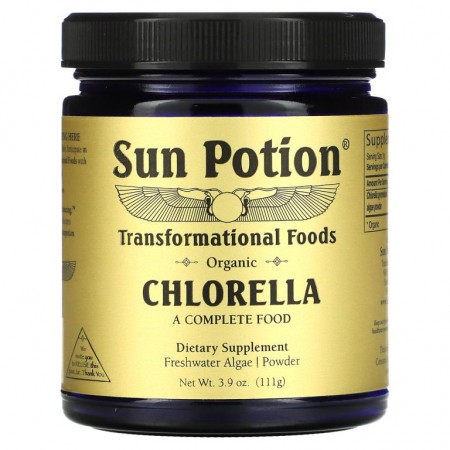 Sun Potion, 클로렐라 가루, 유기농, 3.9oz(111g)