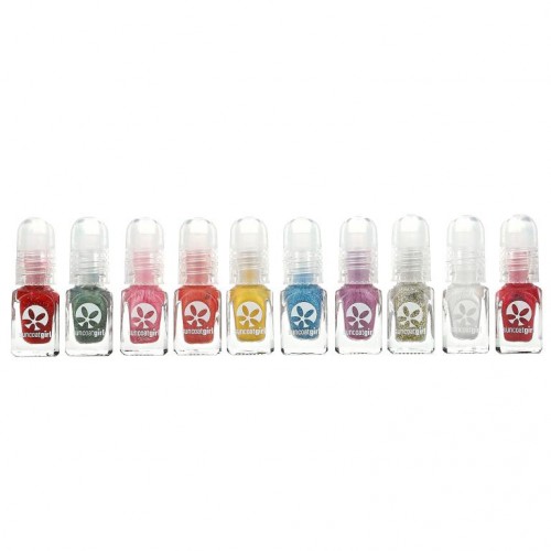 SuncoatGirl, 메리 미니, 매니 키트, 10조각, 각 2ml(0.07fl oz)