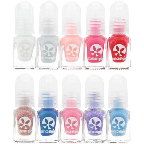 SuncoatGirl, Water-Based Nail Polish Kit, 플레어 & 팬시, 10개