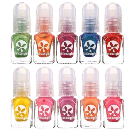SuncoatGirl, Water-Based Nail Polish Kit, 파티 팔레트, 10개 피스