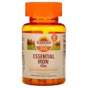 Sundown Naturals, 필수 철분, 65mg, 120정