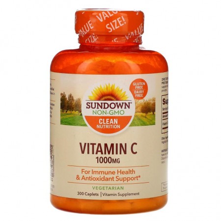 Sundown Naturals, 비타민C, 1,000mg, 300정