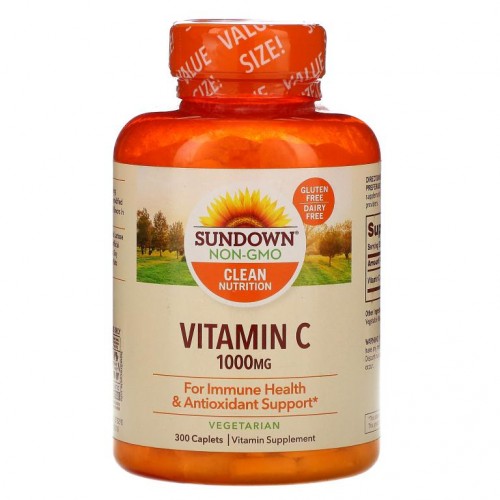 Sundown Naturals, 비타민C, 1,000mg, 300정