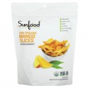 Sunfood, 무가공 유기농 망고 슬라이스, 227g(8oz)