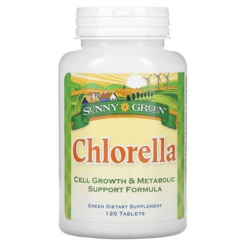 Sunny Green, Chlorella, 120 Tablets