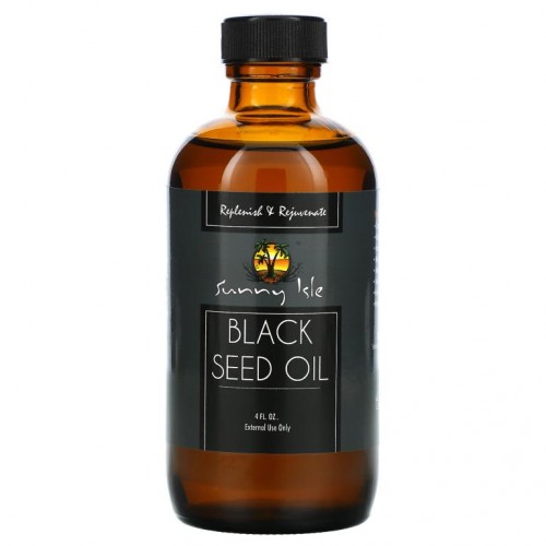 Sunny Isle, 블랙 씨드 오일, 4fl oz
