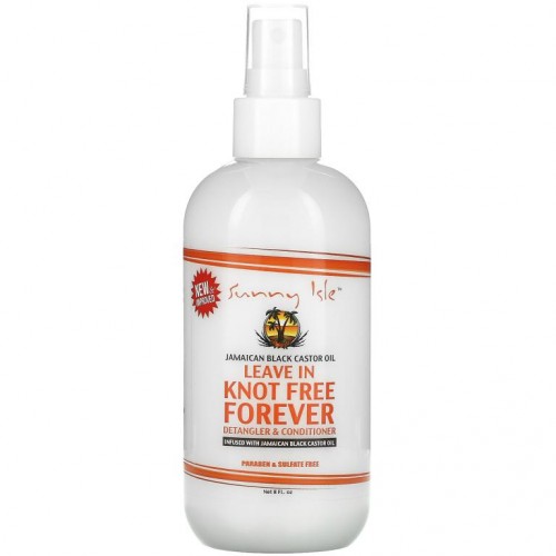 Sunny Isle, Jamaican Black Castor Oil, Leave in Knot Free Forever, 8 fl oz
