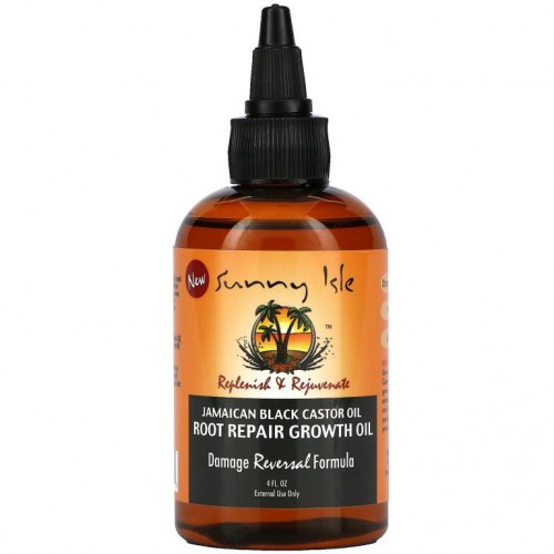 Sunny Isle, Jamaican Black Castor Oil, Root Repair Growth Oil, 4 fl oz