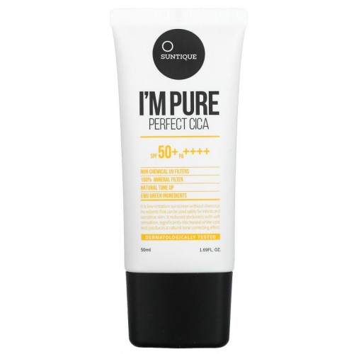 Suntique, I'm Pure Perfect Cica, SPF 50+ PA ++++, 1.69 fl oz (50 ml)