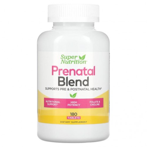 Super Nutrition, PreNatal Blend, 180정
