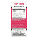 Superior Source, 저스트 우먼, 철분, 25mg, Microlingual 빠른 용해 정제 90정