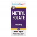 Superior Source, Methyl Folate, 1,000 mcg, 60 Tablets