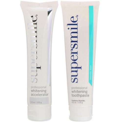 Supersmile, 프로페셔널 화이트닝 시스템, 치약 + 액셀러레이터, 오리지널 민트, 7.8oz(221g)