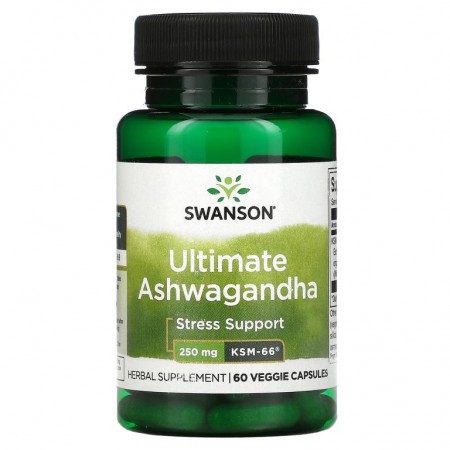 Swanson, Ultimate Ashwagandha, 250 mg , 60 Veggie Capsules