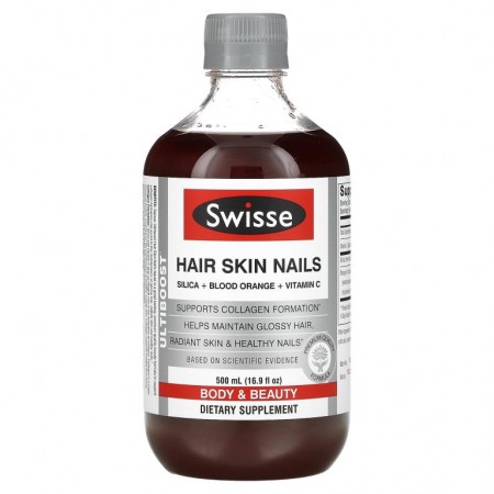 Swisse, Hair Skin Nails, Liquid, 16.9 fl oz (500 ml)