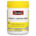 Swisse, Ultiboost, 비타민 C + 마누카 꿀, 맛있는 천연 꿀 & 레몬 향, 120 츄어블 정