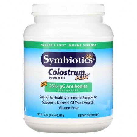 Symbiotics, Colostrum Plus, 분말, 597g(1.3lbs)